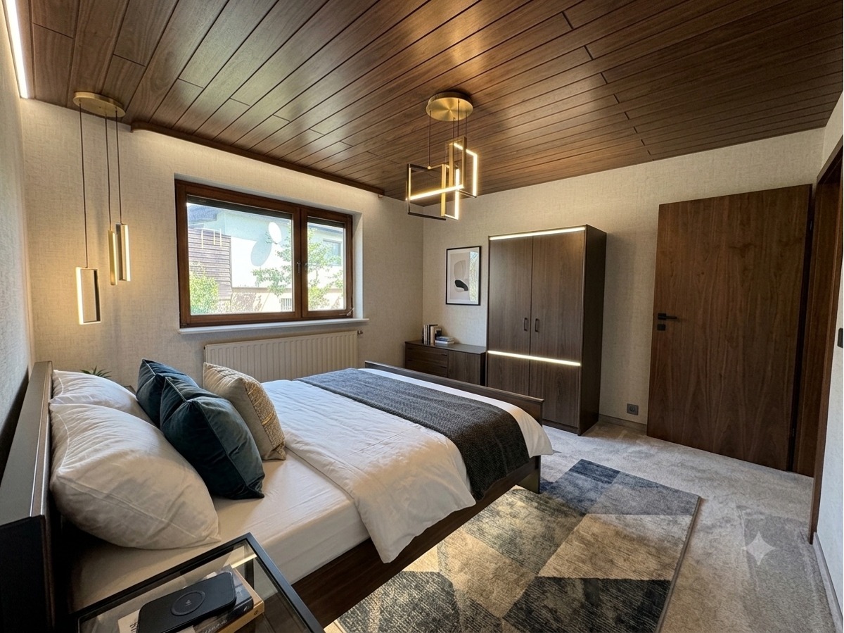 Schlafzimmer EG visualisiert