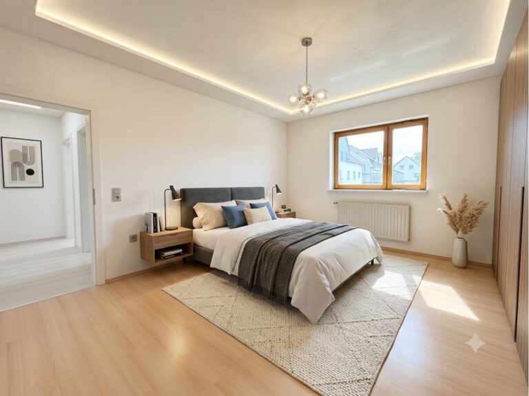 Schlafzimmer OG visualisiert