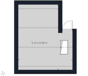 Grundriss Dachboden