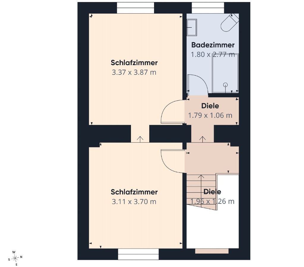 Grundriss Obergeschoss