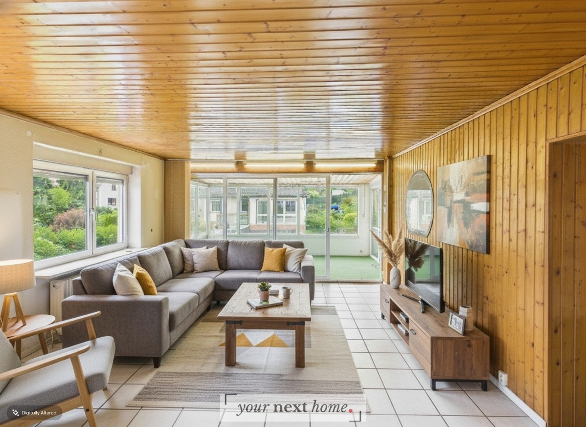 Wohnzimmer visualisiert
