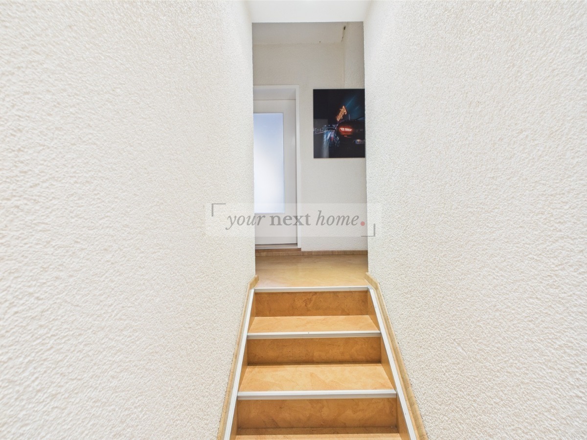 Treppe zu Schlafräumem